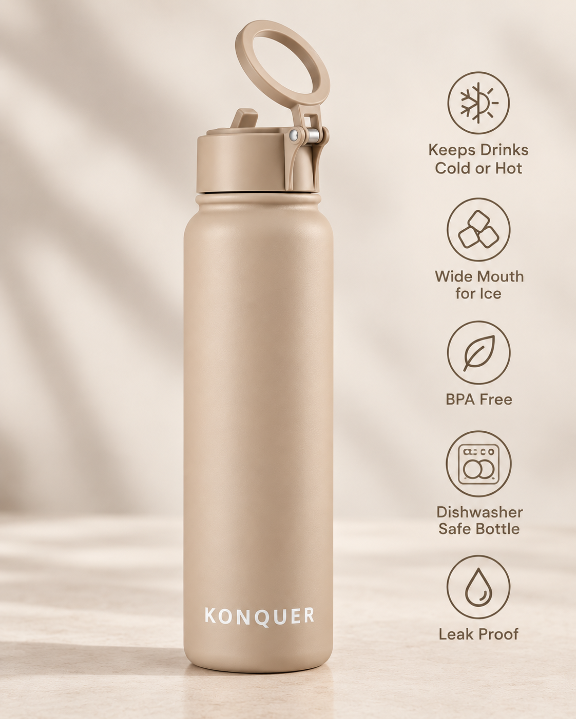 Konquer Magnetic Water Bottle 700 ml